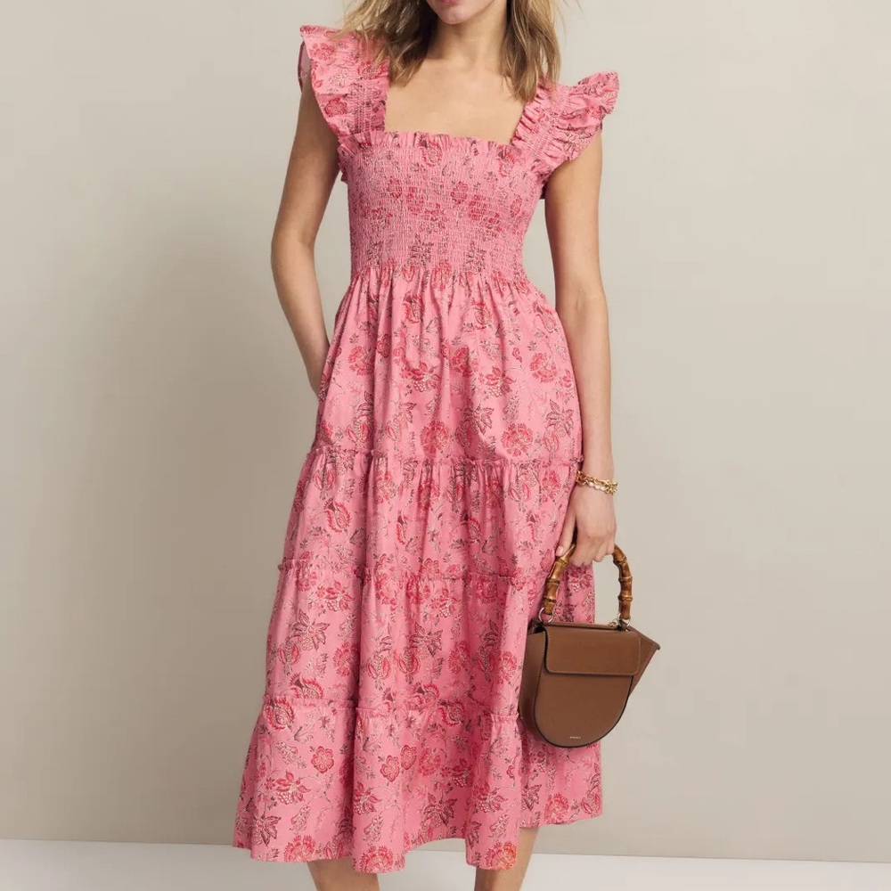 Hill House Ellie Nap Dress Pink S NWOT